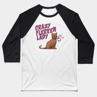 Crazy Flerken Lady Baseball T-Shirt